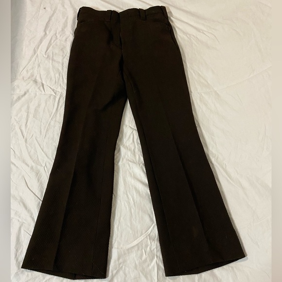 BROWN VINTAGE SLACKS/DRESS PANTS - Picture 6 of 7